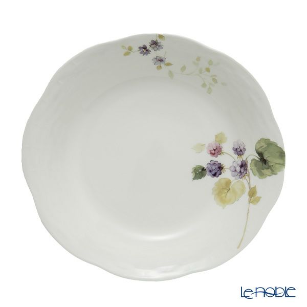 ナルミ ルーシーガーデン オーバルプレート 23cm ペア ストロベリー＆ブラックラズベリー 96011-23065P