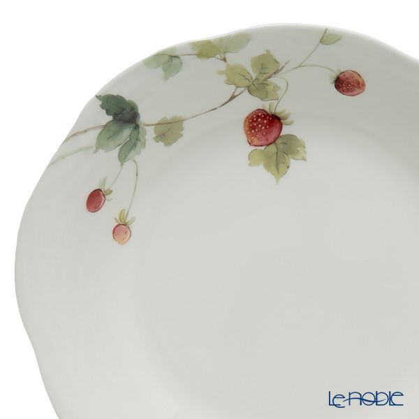 ナルミ ルーシーガーデン オーバルプレート 23cm ペア ストロベリー＆ブラックラズベリー 96011-23065P