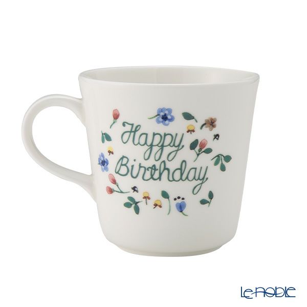 ナルミ アンナエミリア グリーティング マグカップ Happy Birthday 340ml 51945-2923P