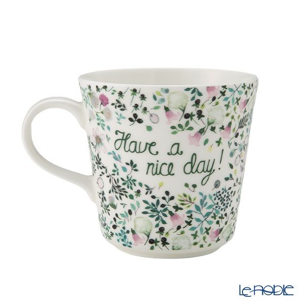ナルミ アンナエミリア グリーティング マグカップ Have a nice day ! 340ml 51946-2923P