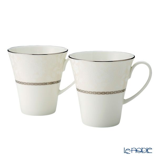 ナルミ ミラノビアンカ マグカップ 340ml ペア／2人用 51461-21962P
