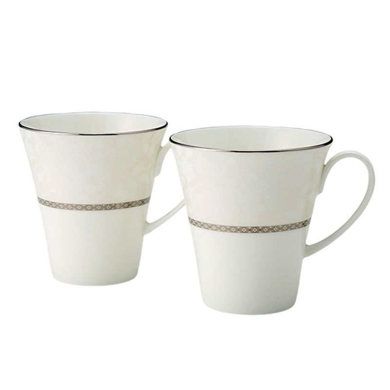 ナルミ ミラノビアンカ マグカップ 340ml ペア／2人用 51461-21962P