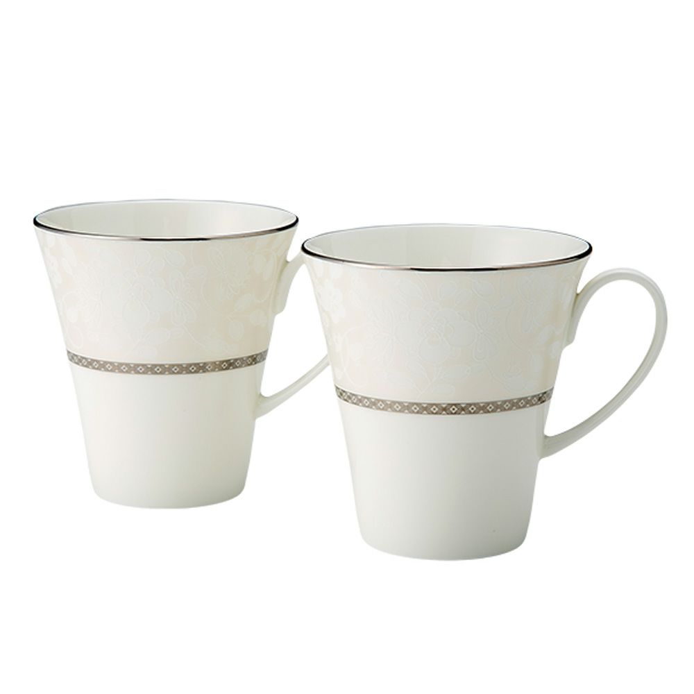 ナルミ ミラノビアンカ マグカップ 340ml ペア／2人用 51461-21962P
