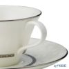 ナルミ ミラノビアンカ ティーコーヒー兼用カップ＆ソーサーセット 210ml ペア／2人用 51461-21800P