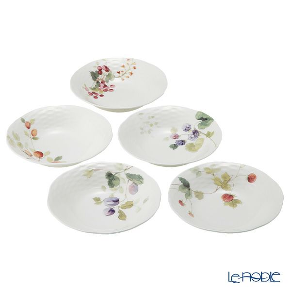 ナルミ ルーシーガーデン ボウル 16cm 5点セット アソート5柄 96010-23303P