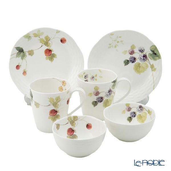 ナルミ ルーシーガーデン カジュアル 6点セット ペア ストロベリー＆ブラックラズベリー 96011-23336P