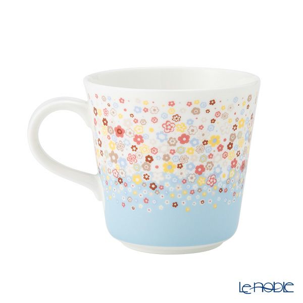 ナルミ ポーチュラカ マグカップ 340ml ブルー 52444-2923