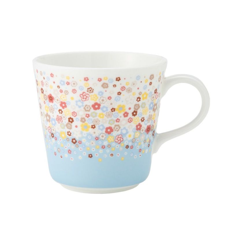 ナルミ ポーチュラカ マグカップ 340ml ブルー 52444-2923