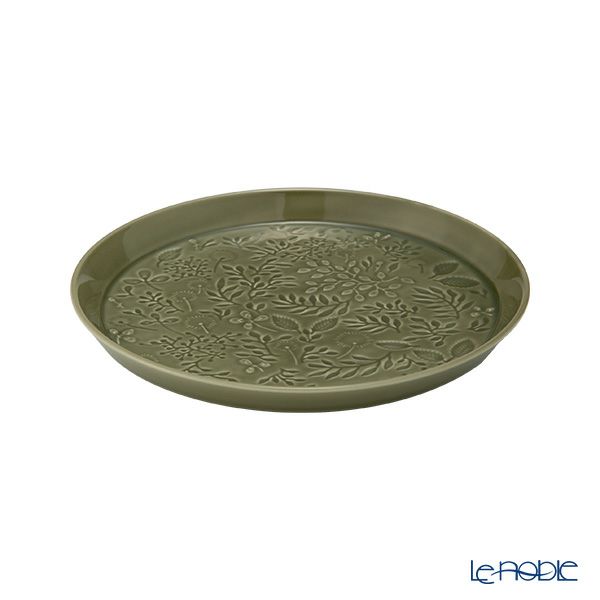 ナルミ アンナエミリア 真夏の牧草地（ミッドサマーメドー） プレート 19cm フォレストグリーン 41790-5949