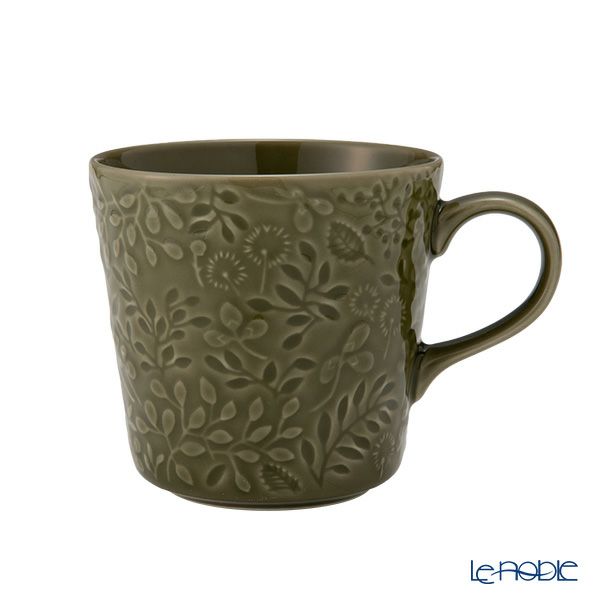 ナルミ アンナエミリア 真夏の牧草地（ミッドサマーメドー） マグカップ 350ml フォレストグリーン 41790-6397