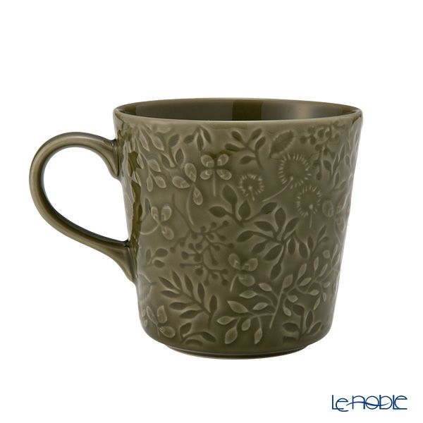 ナルミ アンナエミリア 真夏の牧草地（ミッドサマーメドー） マグカップ 350ml フォレストグリーン 41790-6397