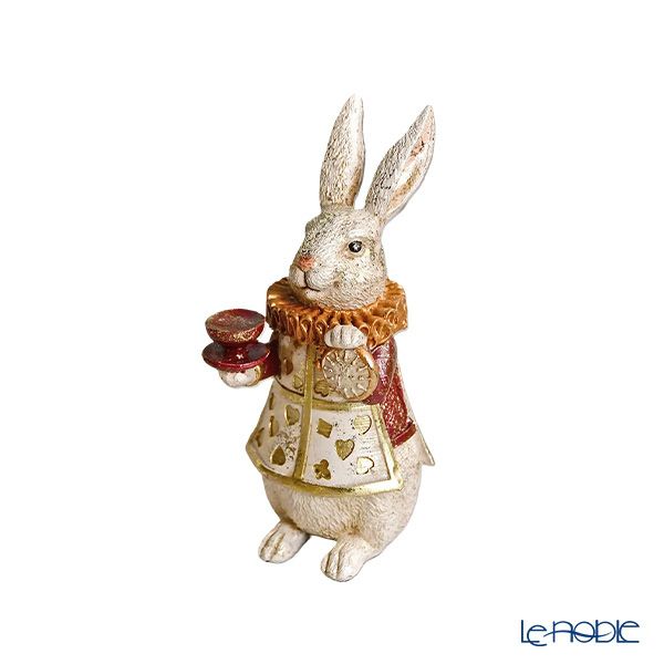 ハルモニア クリスマスオブジェ ワンダーランド ミニラビット A3 カップ レッド HM-011219 ポリレジン製