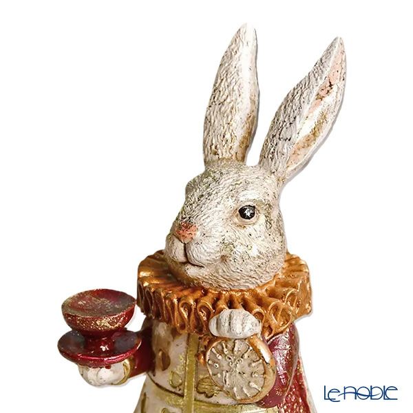 ハルモニア クリスマスオブジェ ワンダーランド ミニラビット A3 カップ レッド HM-011219 ポリレジン製