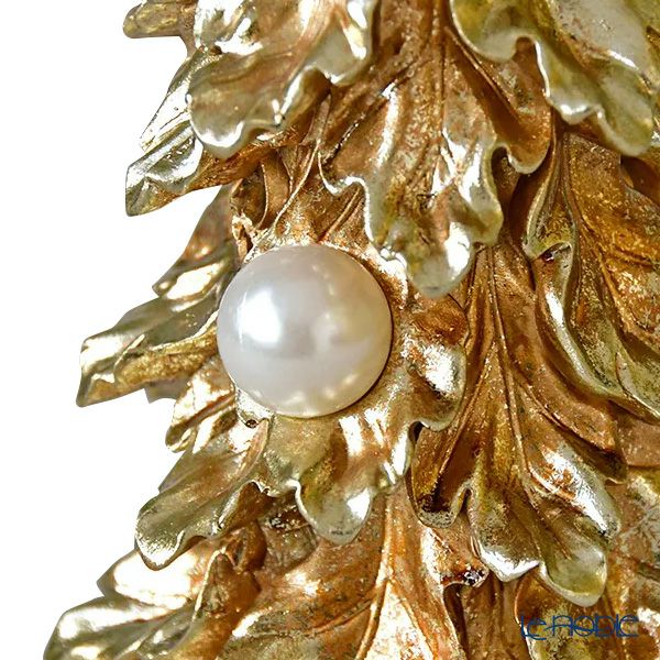 ハルモニア クリスマスオブジェ パールゴールドツリーオブジェ トール 49cm HM-010986 ポリレジン製