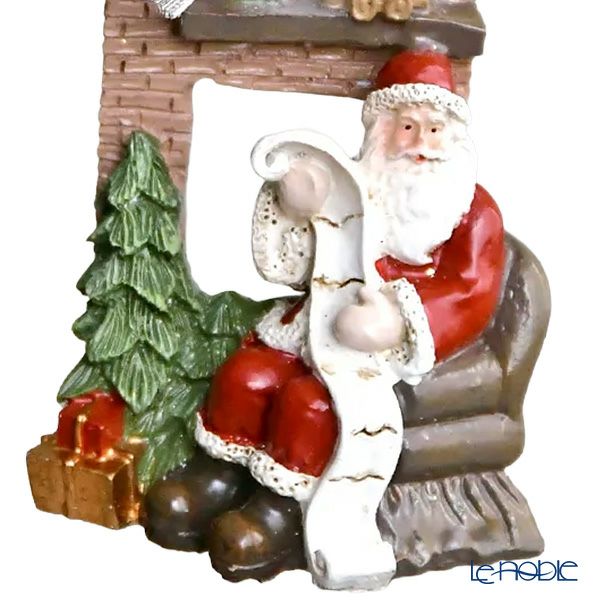 ハルモニア クリスマスオブジェ オーナメント サンタソファー HM-011260 ポリレジン製