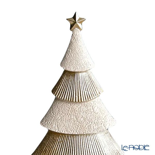 ハルモニア クリスマスオブジェ ツリー ウインターホワイトショート HM-011265 ポリレジン製