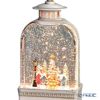 ハルモニア クリスマスオブジェ リキッドLEDオルゴールランタン ヴィレッジ ホワイト 24.5cm HM-011212 ※電池は別売り
