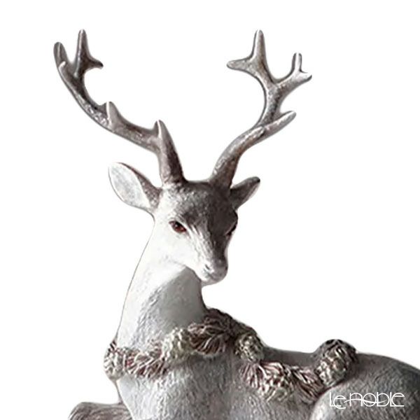 ハルモニア クリスマスオブジェ ウインターフォレスト ディア（トナカイ）A2 座り HM-011303 ポリレジン製