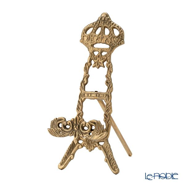 ハルモニア ゴールドクラウンイーゼル M M-HM-5569 9×20.5cm 真鍮製