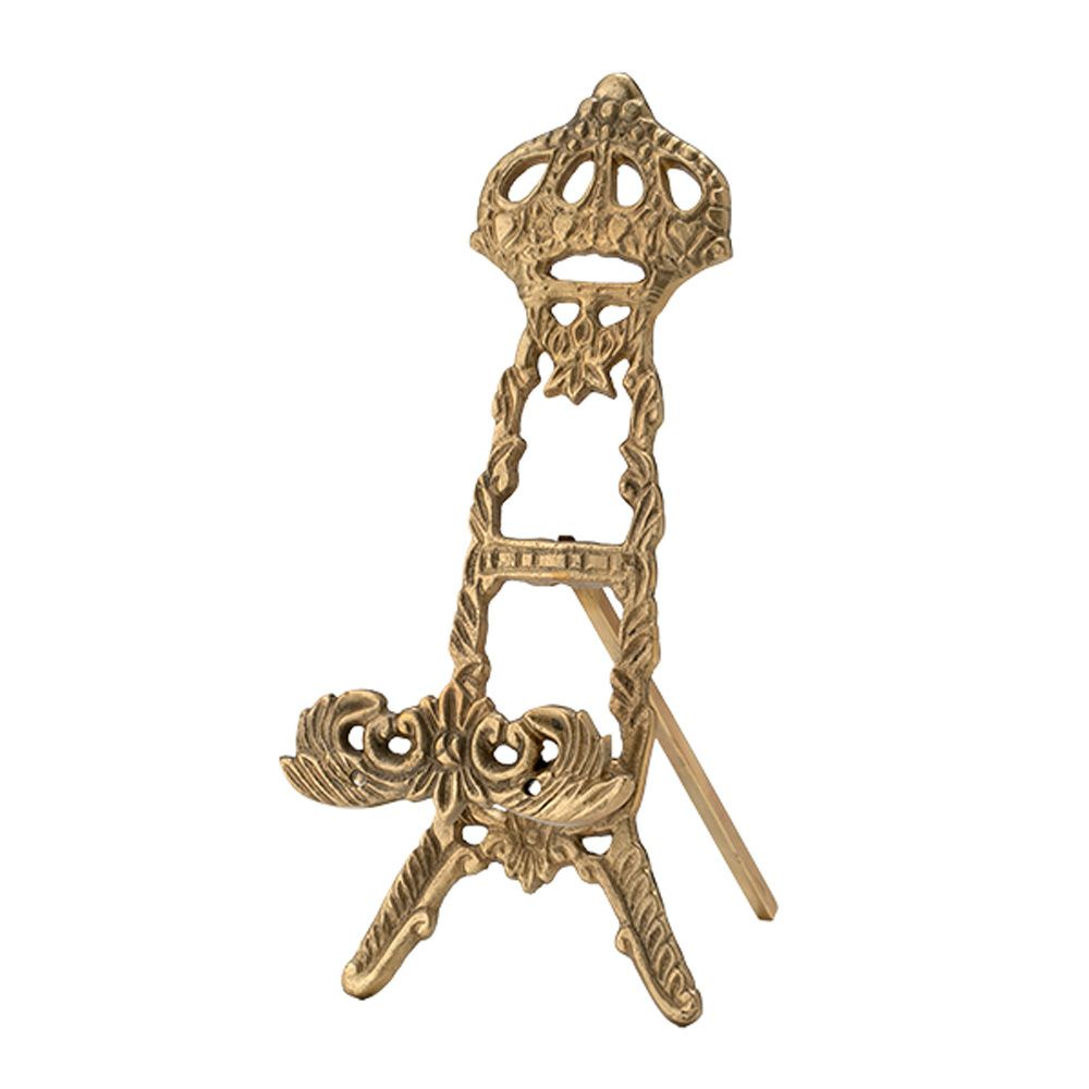 ハルモニア ゴールドクラウンイーゼル M M-HM-5569 9×20.5cm 真鍮製