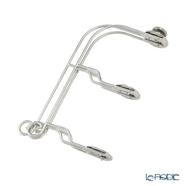 サクライ ワンタッチプレートスタンド 2段 22013011 プレート直径19-24cm 用 折りたたみ式