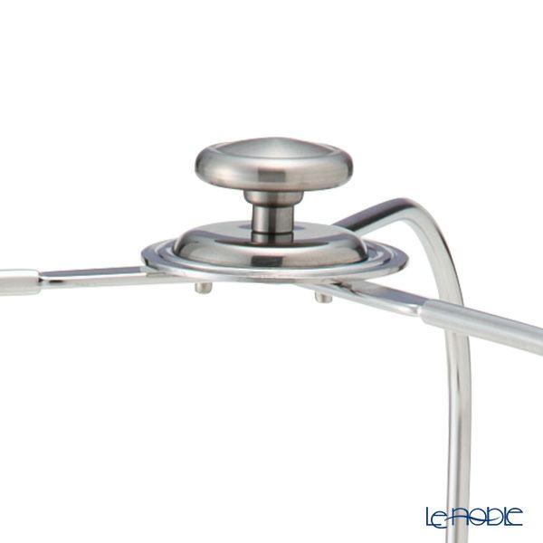 サクライ ワンタッチプレートスタンド 2段 22013011 プレート直径19-24cm 用 折りたたみ式