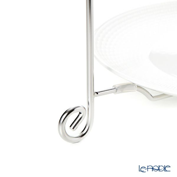 サクライ ワンタッチプレートスタンド／ケーキスタンド L 3段 プレート直径24-30cm 用 18-8ステンレス製 折りたたみ式