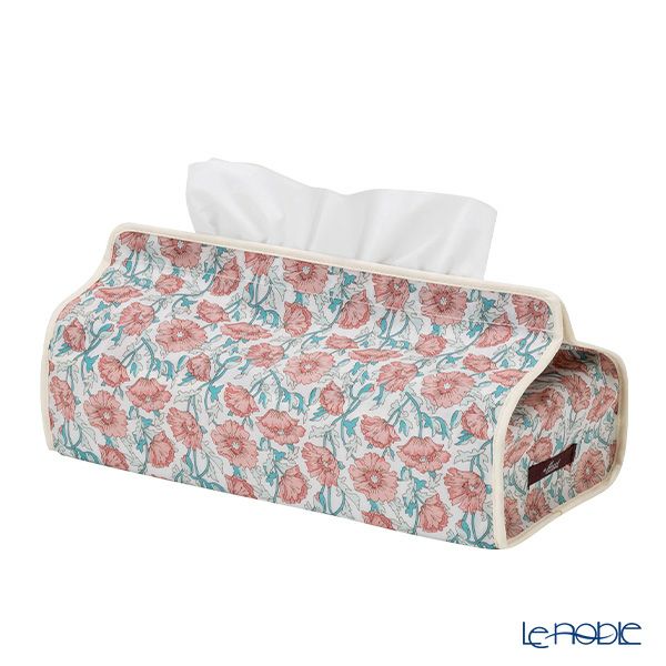 リバティプリント（LIBERTY PRINT）を使用したティッシュカバー アステル リース ピンク 22.5×11.5×H5cm用 日本製