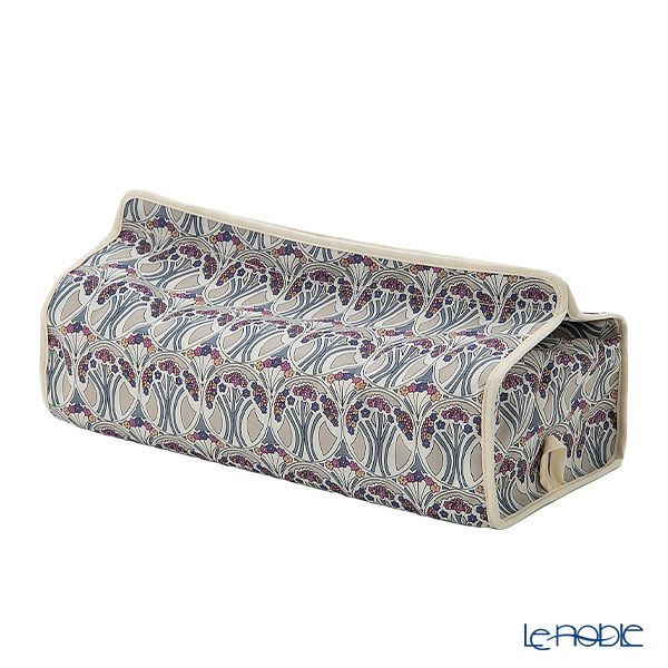 リバティプリント（LIBERTY PRINT）を使用したティッシュカバー マウベリーナ グレー 22.5×11.5×H5cm用 日本製
