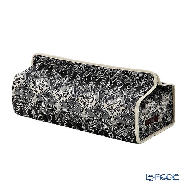 リバティプリント（LIBERTY PRINT）を使用したティッシュカバー アイアンシ ブラック 22.5×11.5×H5cm用 日本製