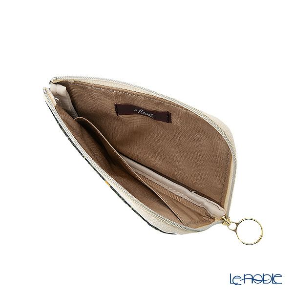 リバティプリントを使用した ソフトハンドタオル ＆ ティッシュポーチ ギフトセット D ストロベリーシーフ フォレスト 23SS