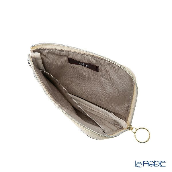 リバティプリントを使用した ソフトハンドタオル ＆ ティッシュポーチ ギフトセット E マウベリーナ グレー 23SS