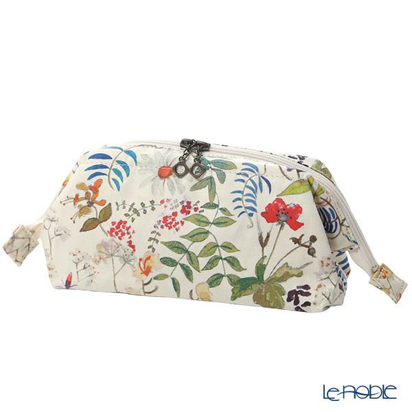 リバティプリント（LIBERTY PRINT）を使用したワイヤーポーチ チャートウェル レッド 24×8×11cm 日本製