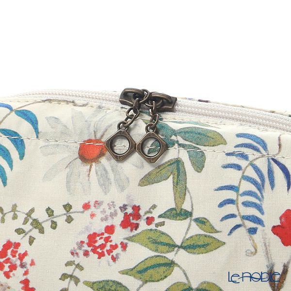 リバティプリント（LIBERTY PRINT）を使用したワイヤーポーチ チャートウェル レッド 24×8×11cm 日本製