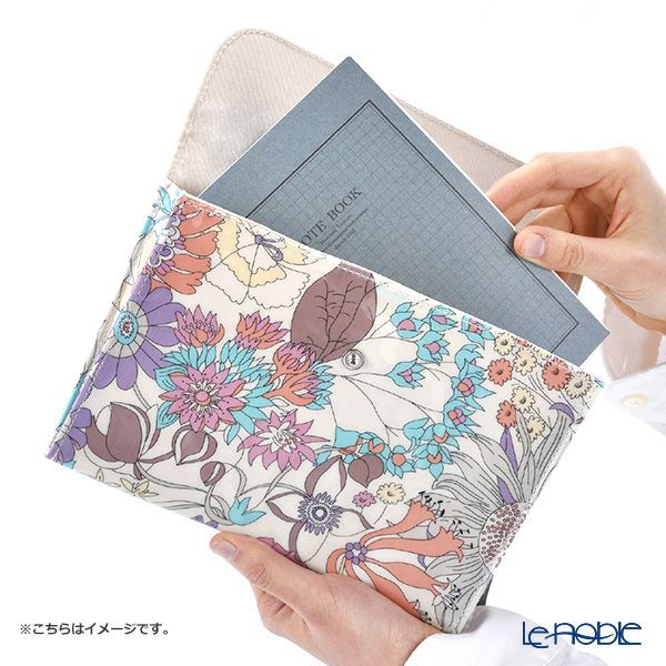 リバティプリント（LIBERTY PRINT）を使用したマルチケース02 アンジェリカ・ガーラ ピンク 21×15×2cm 日本製