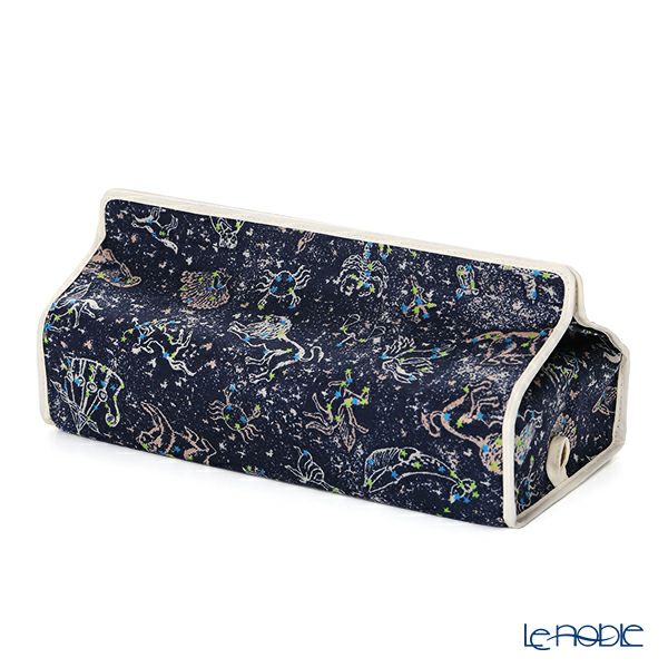 リバティプリント（LIBERTY PRINT）を使用したティッシュカバー ケビン ネイビー 22.5×11.5×H5cm用 日本製