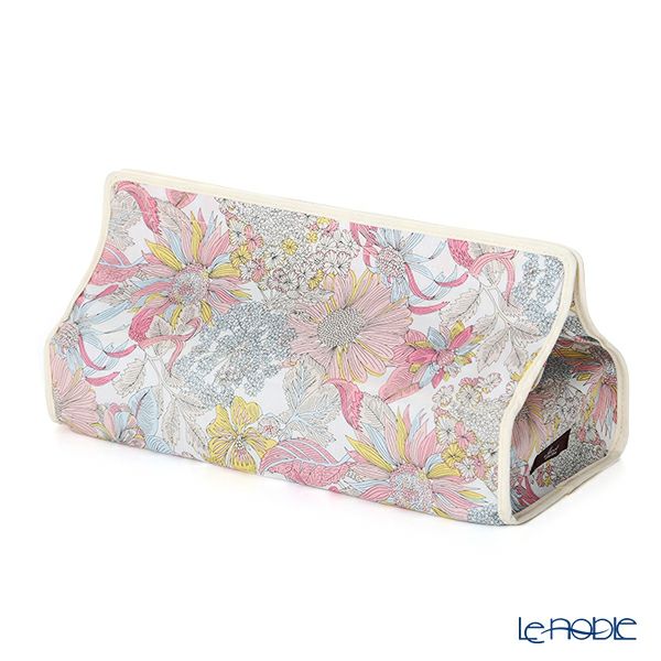 リバティプリント（LIBERTY PRINT）を使用したティッシュカバー アンジェリカ・ガーラ ピンク 22.5×11.5×H5cm用 日本製