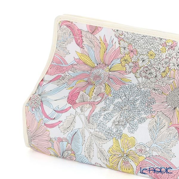 リバティプリント（LIBERTY PRINT）を使用したティッシュカバー アンジェリカ・ガーラ ピンク 22.5×11.5×H5cm用 日本製