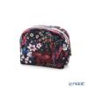 リバティプリント（LIBERTY PRINT）を使用したミニポーチ フォリア・フラワーズS レッド 11×4×10cm 日本製