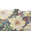 リバティプリント（LIBERTY PRINT）を使用したワイヤーポーチ ドーセット・ローズ グレー 24×8×11cm 日本製