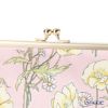 リバティプリント（LIBERTY PRINT）を使用したがま口ポーチ ポワレ ピンク 20×6×13cm 日本製