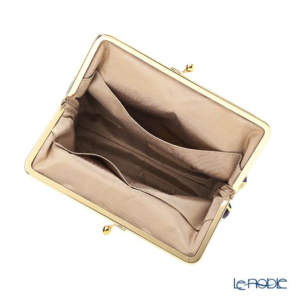 リバティプリント（LIBERTY PRINT）を使用したがま口ポーチ スウィムダンクレア ピンク 20×6×13cm 日本製