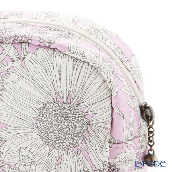 リバティプリント（LIBERTY PRINT）を使用したミニポーチ スウィムダンクレア ピンク 11×4×10cm 日本製