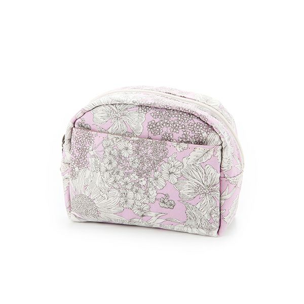 リバティプリント（LIBERTY PRINT）を使用したミニポーチ スウィムダンクレア ピンク 11×4×10cm 日本製