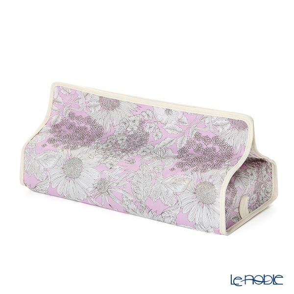 リバティプリント（LIBERTY PRINT）を使用したティッシュカバー スウィムダンクレア ピンク 22.5×11.5×H5cm用 日本製