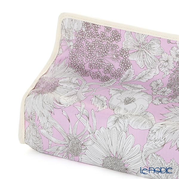 リバティプリント（LIBERTY PRINT）を使用したティッシュカバー スウィムダンクレア ピンク 22.5×11.5×H5cm用 日本製