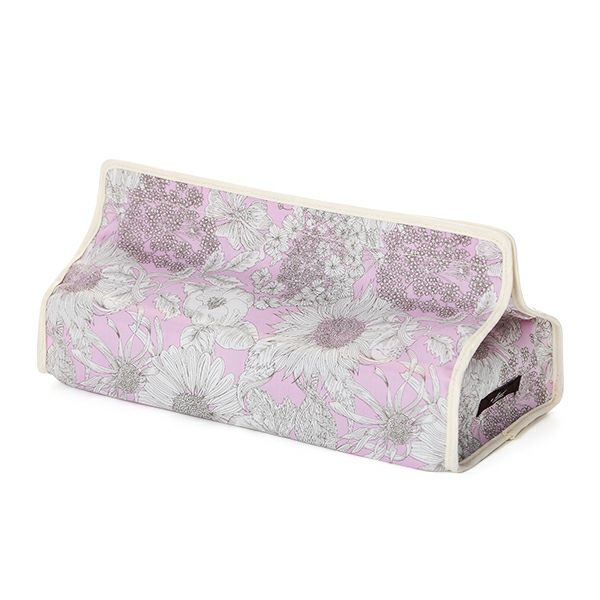 リバティプリント（LIBERTY PRINT）を使用したティッシュカバー スウィムダンクレア ピンク 22.5×11.5×H5cm用 日本製