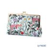 リバティプリント（LIBERTY PRINT）を使用したがま口ポーチ ロックウッド ブルー 20×6×13cm 日本製