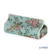 リバティプリント（LIBERTY PRINT）を使用したティッシュカバー セリーヌ ターコイズ 22.5×11.5×H5cm用 日本製