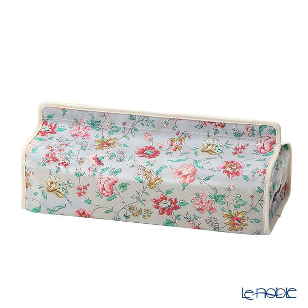 リバティプリント（LIBERTY PRINT）を使用したティッシュカバー クローデット グレー 22.5×11.5×H5cm用 日本製